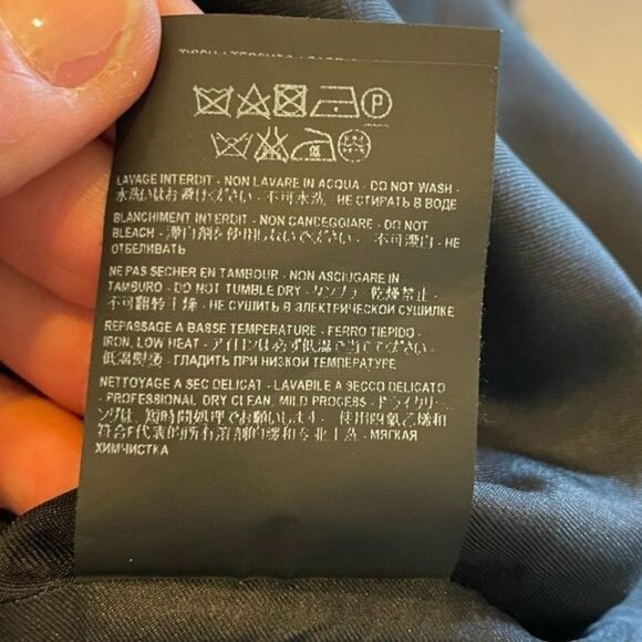 Saint Laurent Paris Silk Black White Floral Cap Sleeve Shift Dress Size 36 Small - Picture 9 of 10